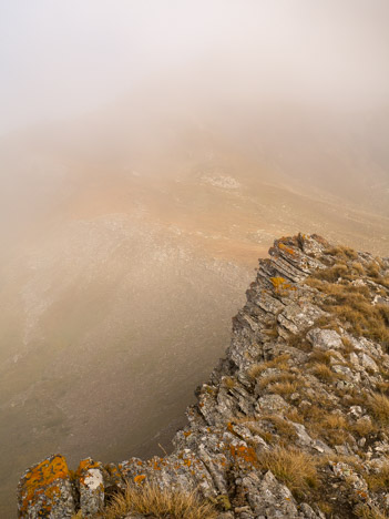 Brouillard sur la Crête de Côte-Plaine