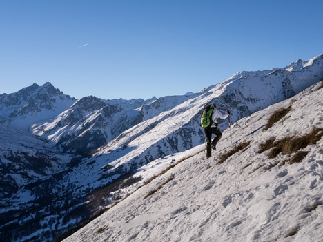 Sous les chalets de la Fourche