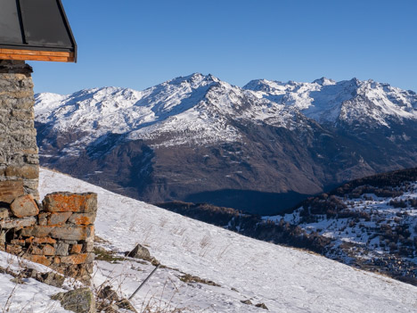 Le Mont Brequin et la Maurienne depuis la Fourche