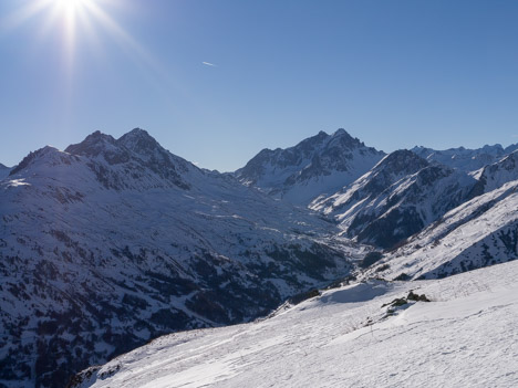 La Sétaz (des Prés, Mitre, Vieille) et le Grand Galibier