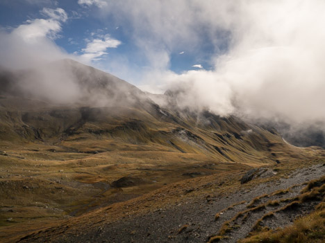 Vallon de Roche Noire, le Pic Blanc du Galibier