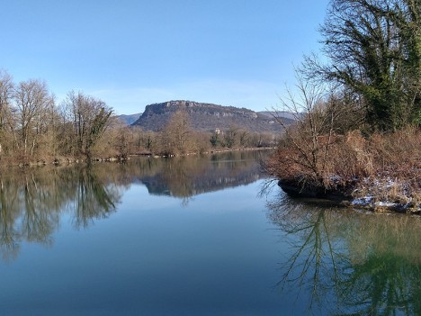 Le Mont de Cordon depuis le parking du Chemin du Bouclard, janv. 2021