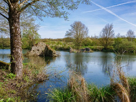 Les ruines du Moulin des Gabilles