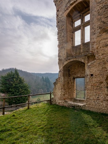 Les tours du Château de Bocsozel, janv. 2020