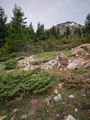 Versant Est du Pic d'Ourtiset