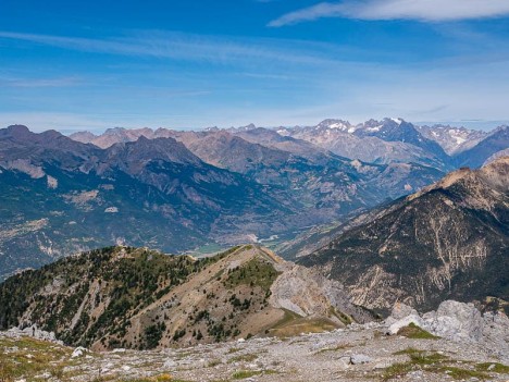 La Crête de Cugulet et le Mont Guillestre
