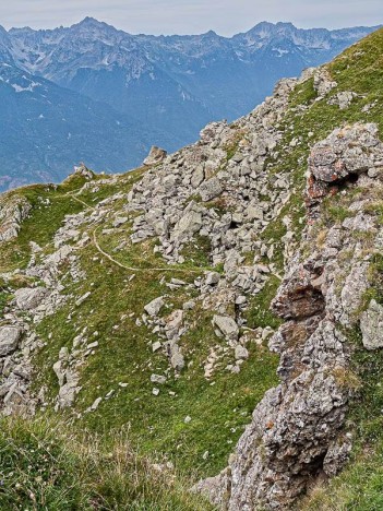 Descente du Coin Lognan