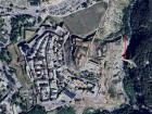 Vue Google Earth du Pont d'Asfeld, Briançon dans les Hautes Alpes