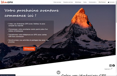 Accueil de VisuGPX