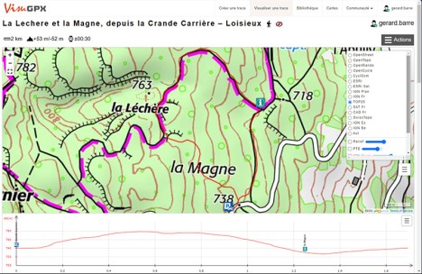 Liste des fonds de carte