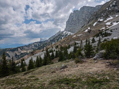 Les falaises du Grand Veymont