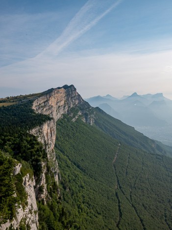 Sur la passerelle du belvédère Vertige des Cimes, juil. 2021