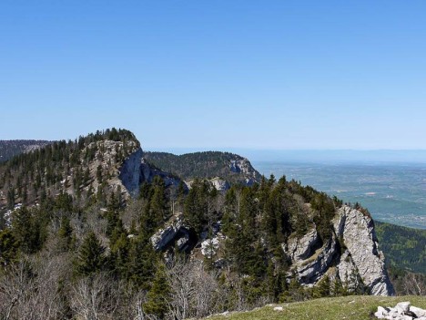 La Grande Brèche et le Rocher de Combe Noire