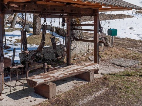 Travail à ferrer, le Bouchet, Autrans
