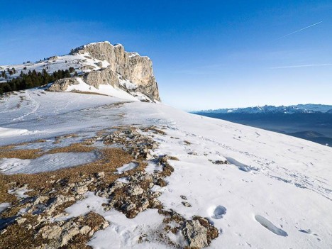 Le Pic Saint-Michel, depuis le Col de l'Arc