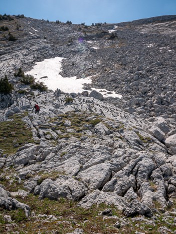 Le final de la Combe de Fer, juin 2021