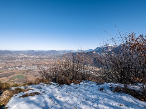 Au sommet de la Dent de Moirans, vue Nord-Est