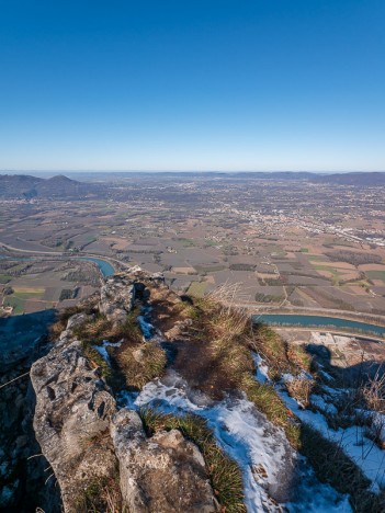 Au sommet de la Dent de Moirans