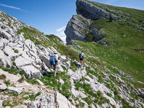 Traversée de la crête des Rochers du Ranc Traversier