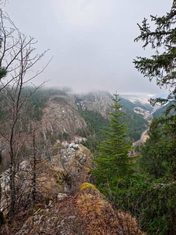 Au sommet du Bec de l'Aigle