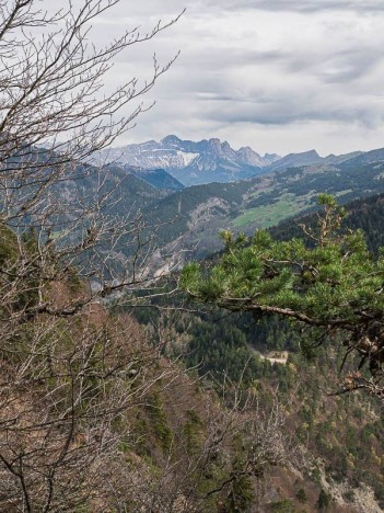 En descendant de la Tête de Gaudissart