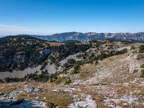 Le Marichaume depuis la crête du point 1949, sept. 2019