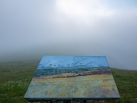 Table d'orientaion du Collet du Sapiau, juin 2021