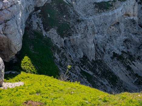 La rampe du Pas de l'Échelette, juin 2021