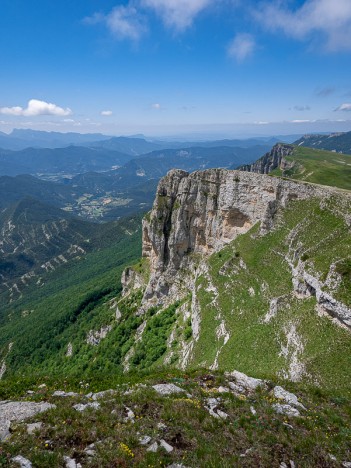 Les rochers du Pas de l'Échelette, juin 2021