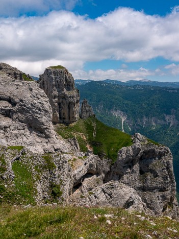 Les rochers du Pas de l'Échelette, juin 2021