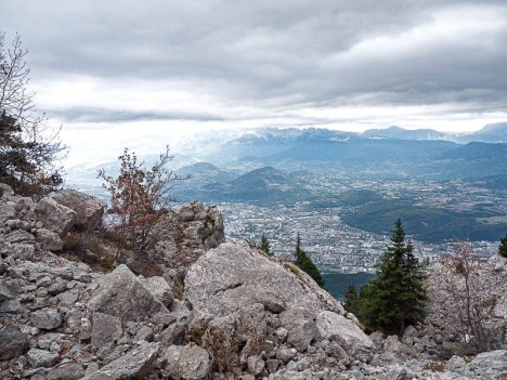 Claix depuis le Vallon des Forges
