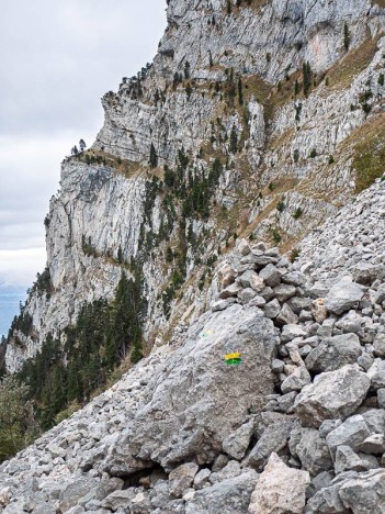 Le Vallon des Forges, falaises et vires