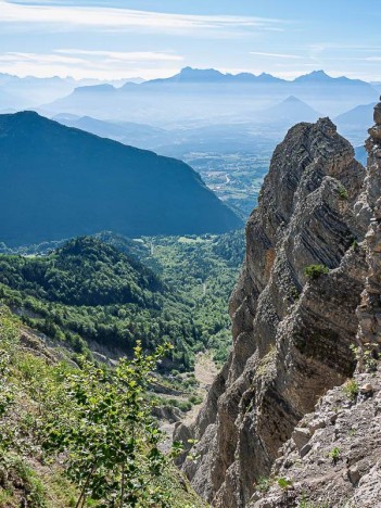 Sur la crête du Rocher de Pansaret