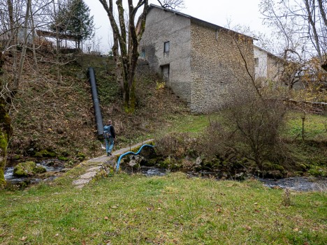 Passerelle sur le Furon, nov. 2021