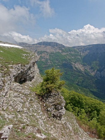 Sortie du couloir du Pas de la Couronne