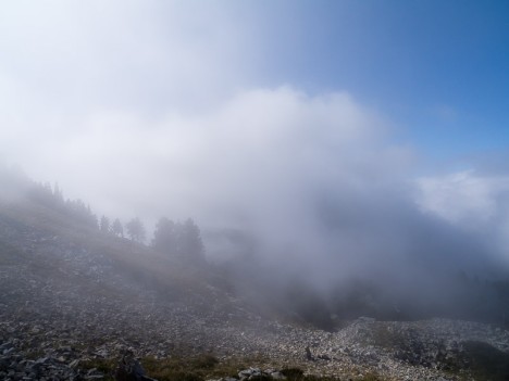 Sous le Pas Morta (Vercors), oct. 2011