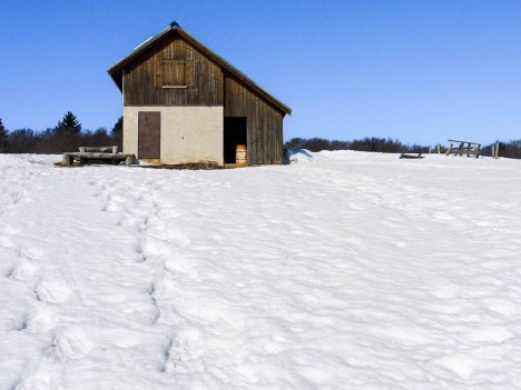 La cabane pastorale du Plateau de Sornin