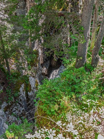Gouffre spectaculaire du Purgatoire