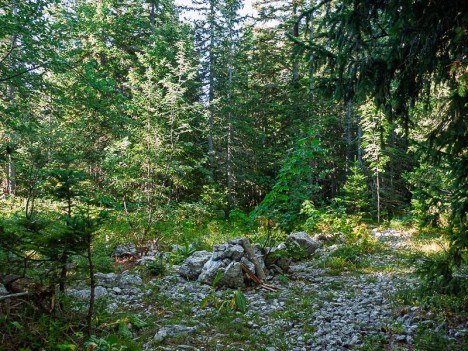 Purgatoire, bifurcation de sentiers