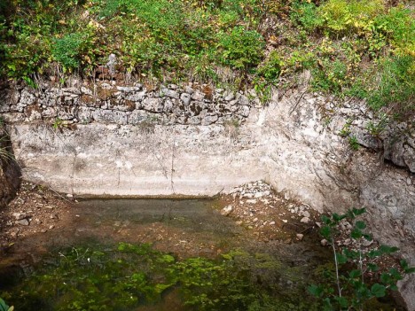 Impluvium au bord de la Piste des Charbonniers