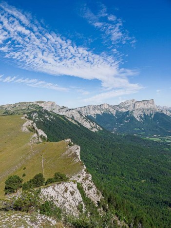 La crête des Quatre Têtes
