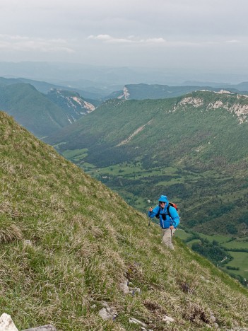 Par l'arête NW du Roc de Toulau