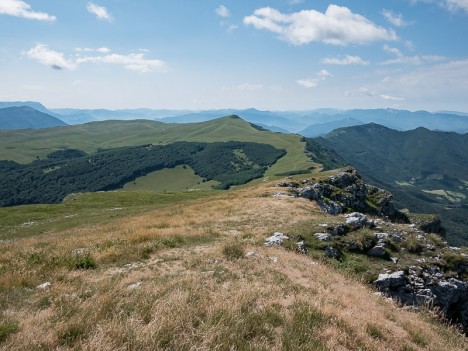 Le Plateau d'Ambel et la Tête de la Dame