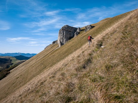 Roc de Toulau, versant Est, oct. 2020