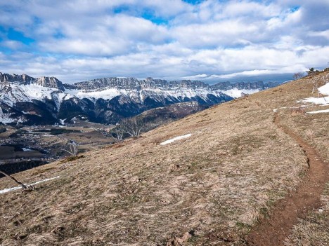 Rocher du Baconnet, la barrière Est du Vercors