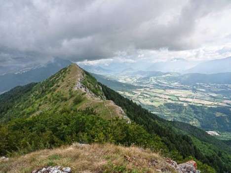 La crête Goutaroux – Aubeyron