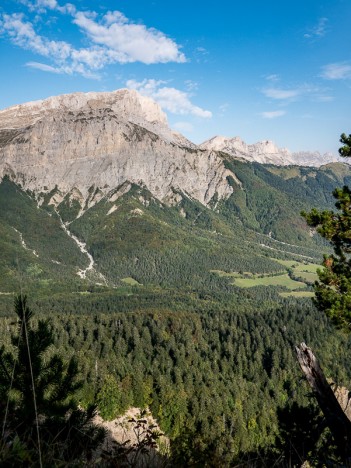 Sur la crête du Rocher de Pansaret