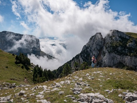 Le Rocher de Chamoux et le Mont Aiguille