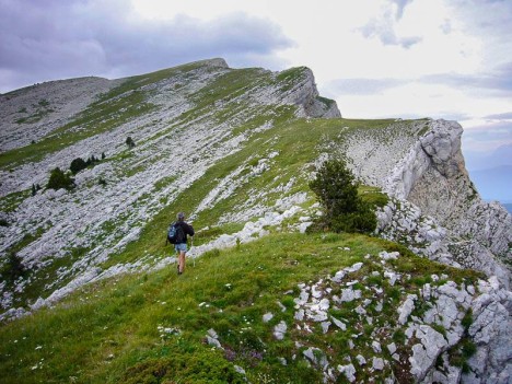 La crête des Rochers de la Balme