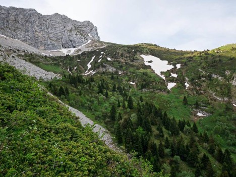 Névés de la Combe Chaulange
